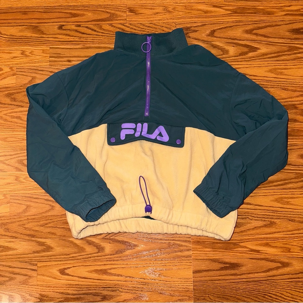 FILA X UO half zip jacket